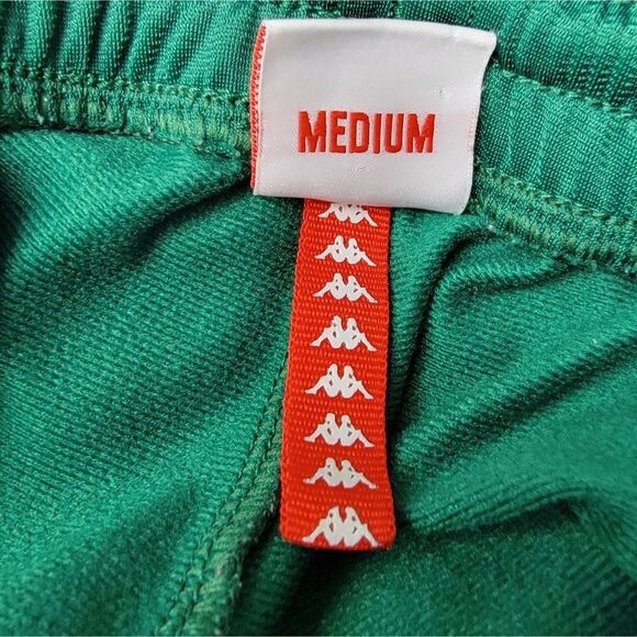 Kappa Green & Navy 222 Banda Track Pants Size Medium - Picture 12 of 13